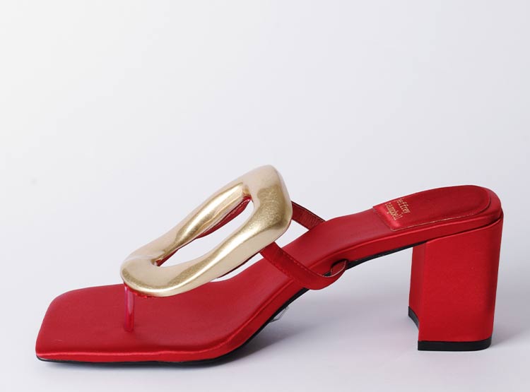 SANDALIAS MUJER JEFFREY CAMPBELL ROJO JC-1131-3-3 - 4