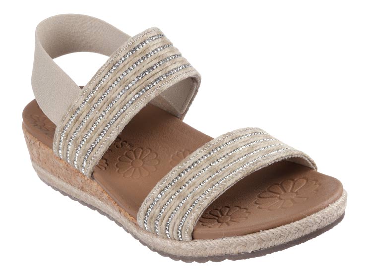 SANDALIAS MUJER SKECHERS BEIGE BREEZIE - 2