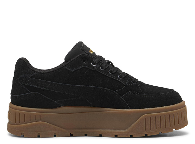 ZAPATILLAS MUJER PUMA CASUAL NEGRO KARMEN II IDOL SD CUERO - 4