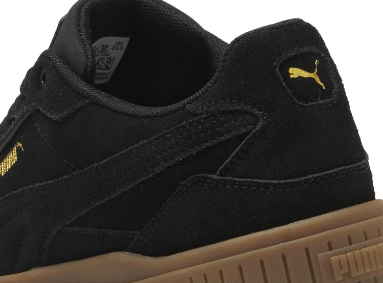 ZAPATILLAS MUJER PUMA CASUAL NEGRO KARMEN II IDOL SD CUERO - 7