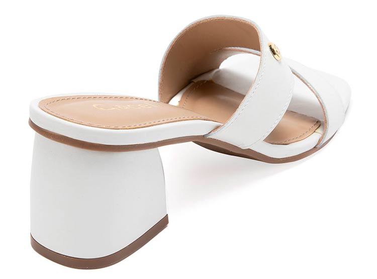 SANDALIAS CUERO MUJER GACEL BLANCO SONIA - 4