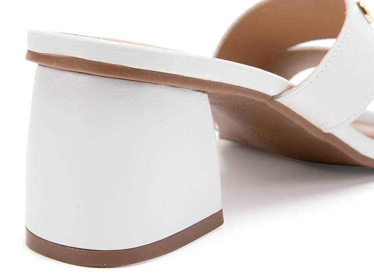 SANDALIAS CUERO MUJER GACEL BLANCO SONIA - 5