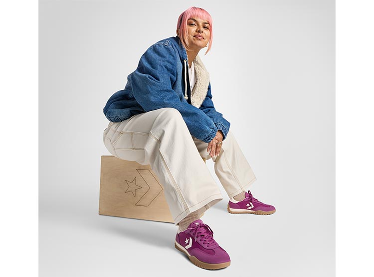 ZAPATILLAS MUJER CONVERSE URBANO MORADO RUN STAR TRAINER - 9