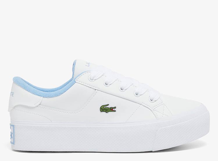 ZAPATILLAS MUJER LACOSTE URBANO BLANCO ZIANE PLATFORM CUERO