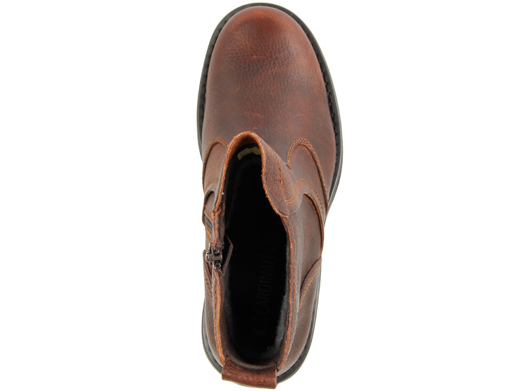 BOTINES CUERO HOMBRE CARDINALE CAFE ACON - 4