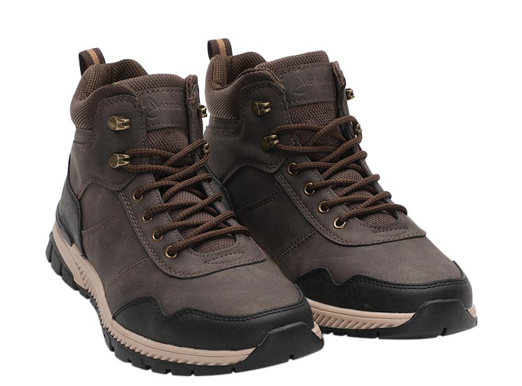 BOTINES HOMBRE JARMAN CUERO CHOCOLATE SPORT - 2