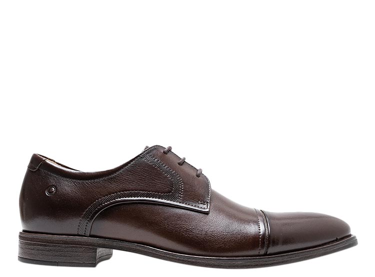 ZAPATOS CUERO HOMBRE DEMOCRATA CHOCOLATE MADISON HI-SOFT - 1