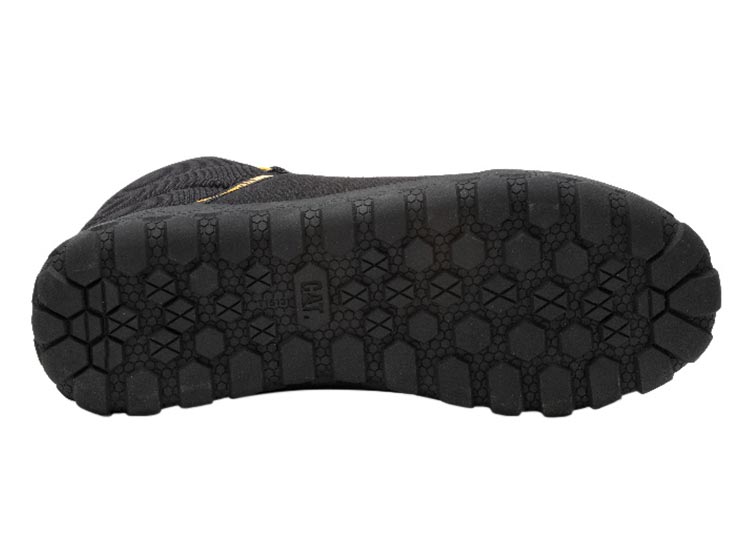 ZAPATILLAS HOMBRE CAT URBANAS NEGRO HEX MID CANVAS - 5