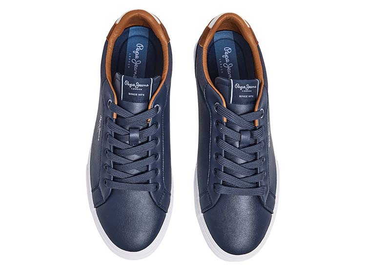 ZAPATILLAS HOMBRE PEPE JEANS AZUL KENTON COURT M - 3