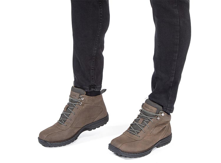 BOTINES CUERO HOMBRE GUANTE GRIS DORTMUND - 2