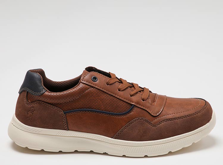 ZAPATILLAS CUERO HOMBRE JARMAN CAFE HS23348 - 1