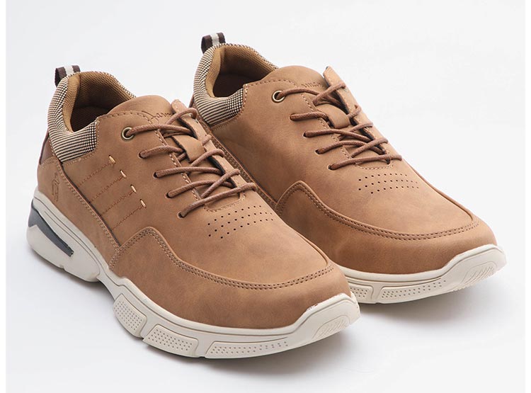ZAPATILLAS CUERO HOMBRE JARMAN CAMEL LJ2101298 - 2