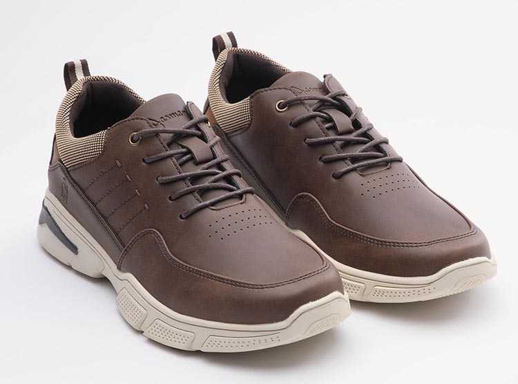 ZAPATILLAS CUERO HOMBRE JARMAN CHOCOLATE LJ2101298 - 2
