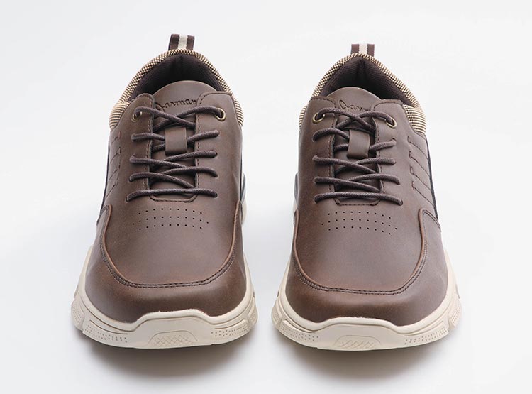 ZAPATILLAS CUERO HOMBRE JARMAN CHOCOLATE LJ2101298 - 3