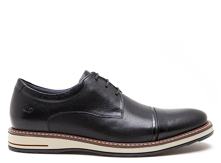 ZAPATOS CUERO HOMBRE DEMOCRATA NEGRO OLIVER - 1
