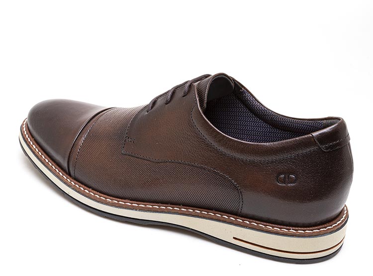 ZAPATOS CUERO HOMBRE DEMOCRATA CHOCOLATE OLIVER - 3
