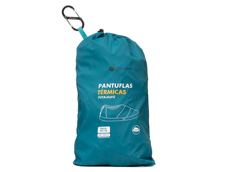 PANTUFLAS HOMBRE ATAKAMA OUTDOOR TURQUESA FUTALEUFU N U-B FOAM - 6