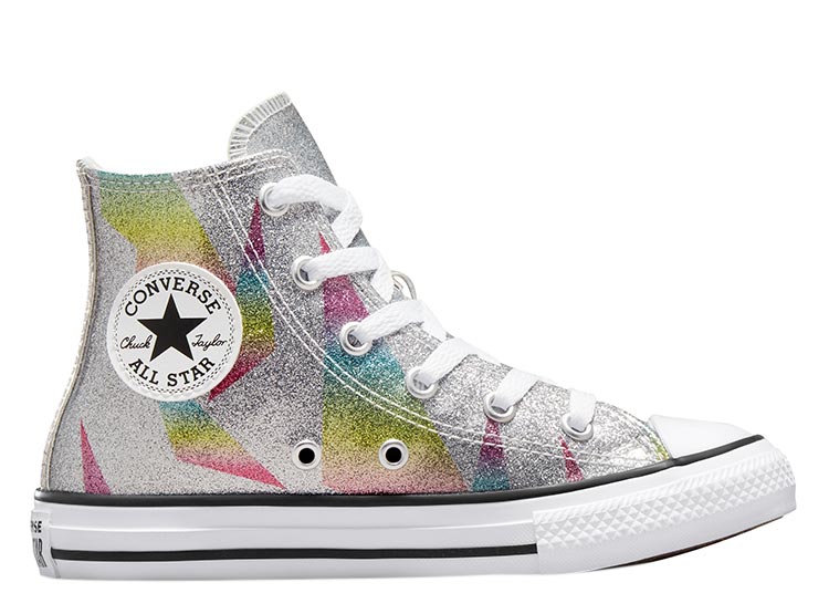 ZAPATILLAS NIÑA CONVERSE URBANAS PLATEADO CHUCK TAYLOR ALL STAR