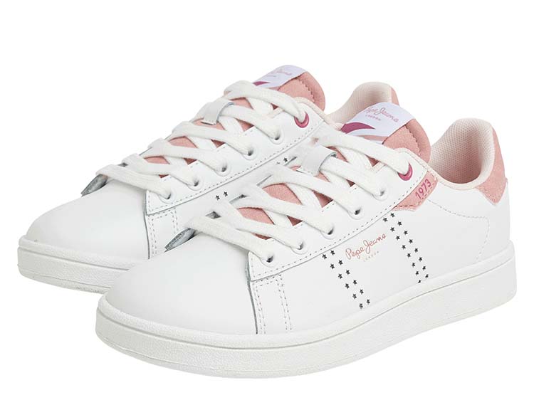 Zapatillas Pepe Jeans London One Rosa Para Niña