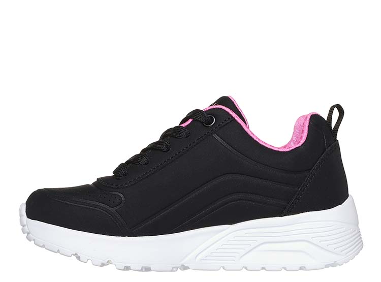 ZAPATILLA NIÑA SKECHERS UNO LITE EASY ZIP NEGRO - 2