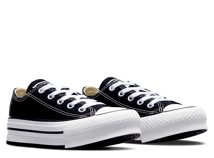 ZAPATILLAS UNISEX CONVERSE URBANAS NEGRO CHUCK TAYLOR ALL STAR EVA LIFT - 2