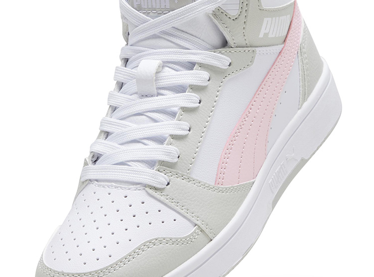 ZAPATILLAS UNISEX PUMA CASUAL MULTICOLOR REBOUND V6 MID JR INFANTIL - 4