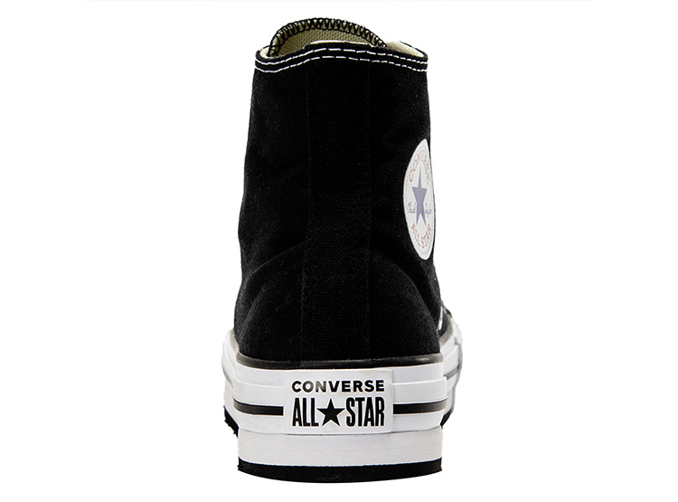 ZAPATILLAS UNISEX CONVERSE URBANO NEGRO CHUCK TAYLOR ALL STAR EVA LIFT INFANTIL - 4