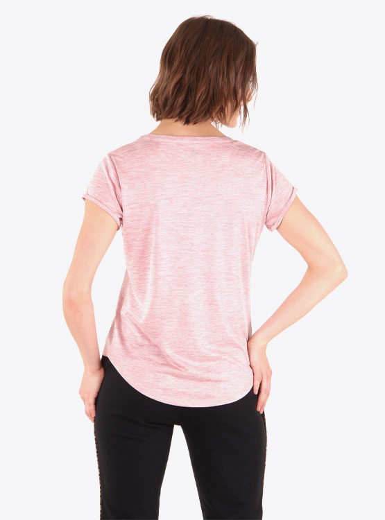 POLERA REVUP MELANGE PRINT - 3