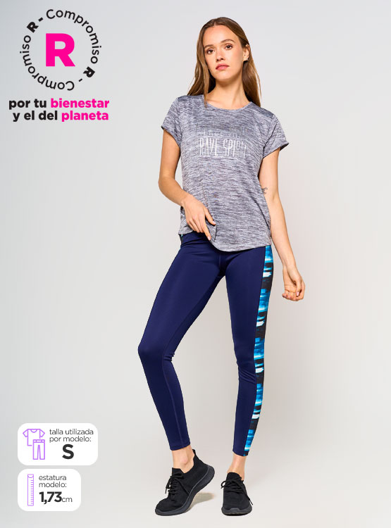 CALZA MUJER REVUP PRINT