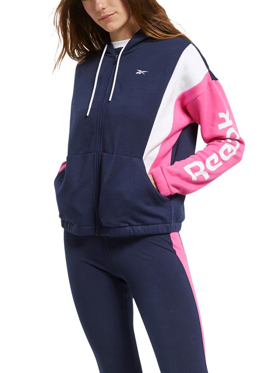 Ripley - POLERON REEBOK TRAINING ESSENTIALS LINEAR LOGO FL FULLZIP FU2249
