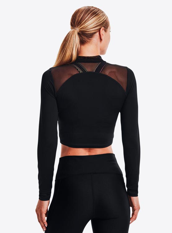 Ripley - POLERA UNDER ARMOUR HEATGEAR® CROP MOCK NECK 1365760-001
