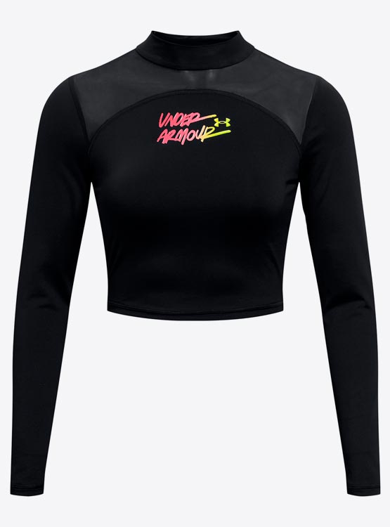 Ripley - POLERA UNDER ARMOUR HEATGEAR® CROP MOCK NECK 1365760-001