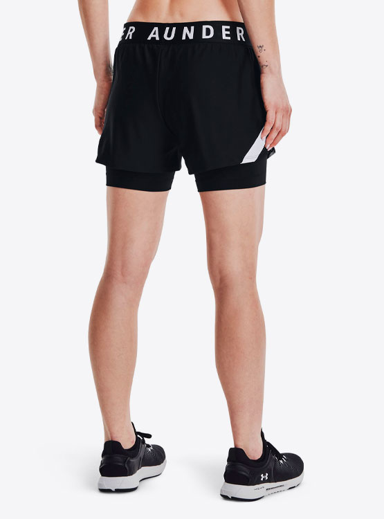 Under Armour Short Play Up 2 en 1 Femme Noir - JD Sports