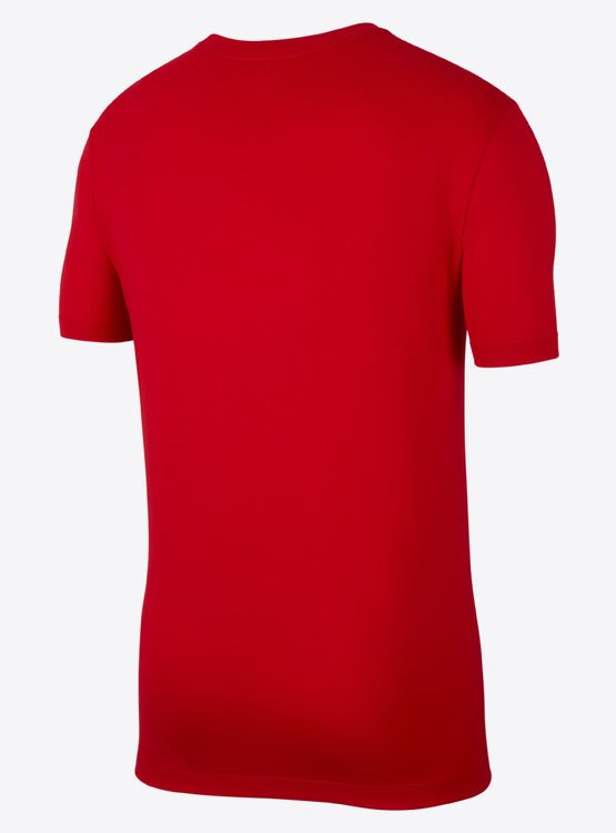 POLERA NIKE CLUB TEE ROJO - 4