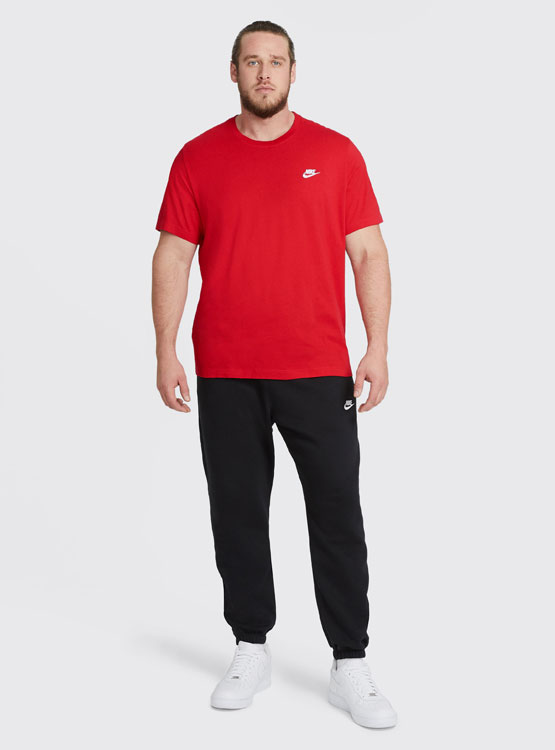 POLERA NIKE CLUB TEE ROJO - 6
