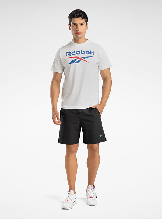 POLERA MANGA CORTA ALGODÓN REGULAR HOMBRE REEBOK 100071175