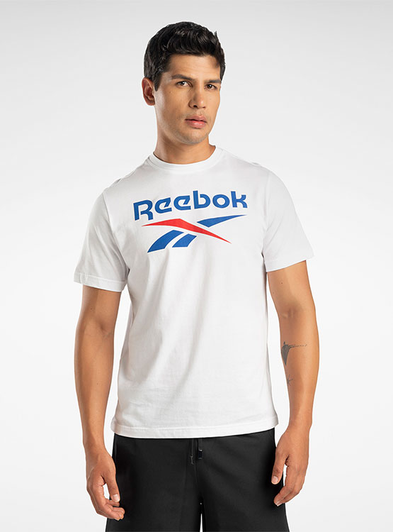 POLERA MANGA CORTA ALGODÓN REGULAR HOMBRE REEBOK 100071175