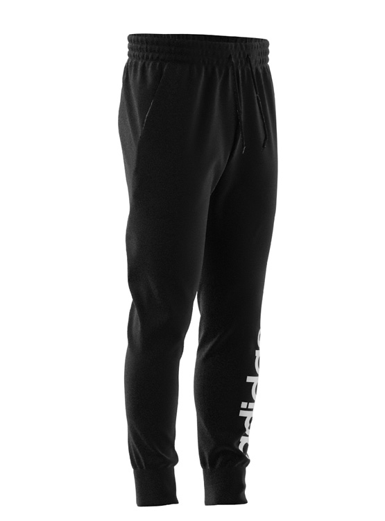 PANTALÓN DE BUZO ADIDAS ESSENTIALS PIERNA CÓNICA LOGO - 2