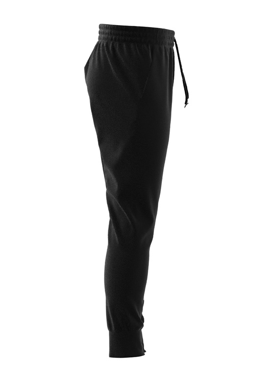 PANTALÓN DE BUZO ADIDAS ESSENTIALS PIERNA CÓNICA LOGO - 4