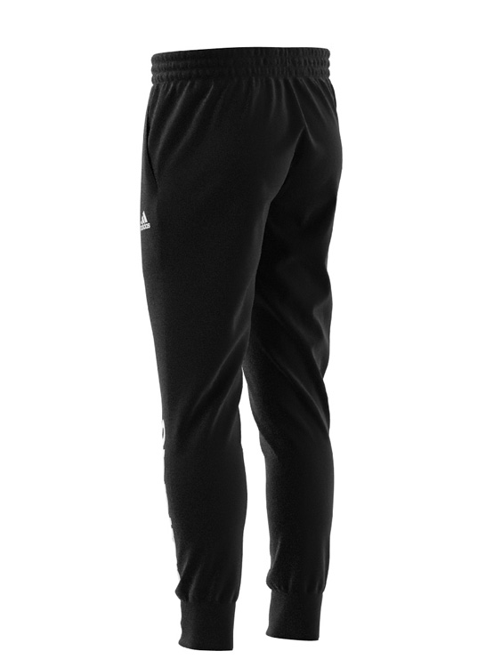 PANTALÓN DE BUZO ADIDAS ESSENTIALS PIERNA CÓNICA LOGO - 5