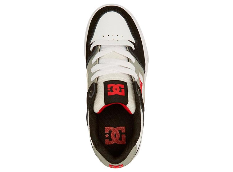ZAPATILLAS UNISEX DC SHOES URBANAS NEGRO PURE B CUERO - 4
