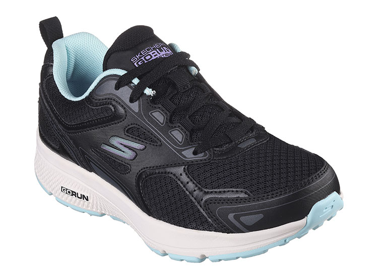 ZAPATILLA MUJER SKECHERS RUNNING NEGRO GO RUN CONSISTENT CUERO - 2