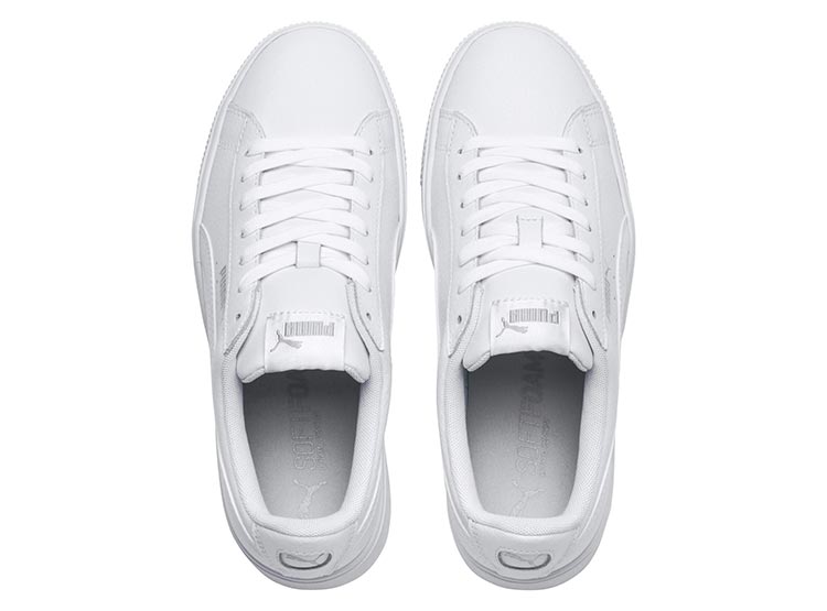 ZAPATILLAS MUJER PUMA URBANAS BLANCO VIKKY STACKED CUERO - 4