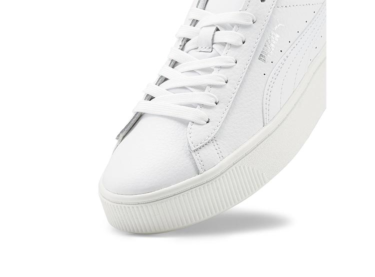 ZAPATILLAS MUJER PUMA URBANAS BLANCO VIKKY STACKED CUERO - 8