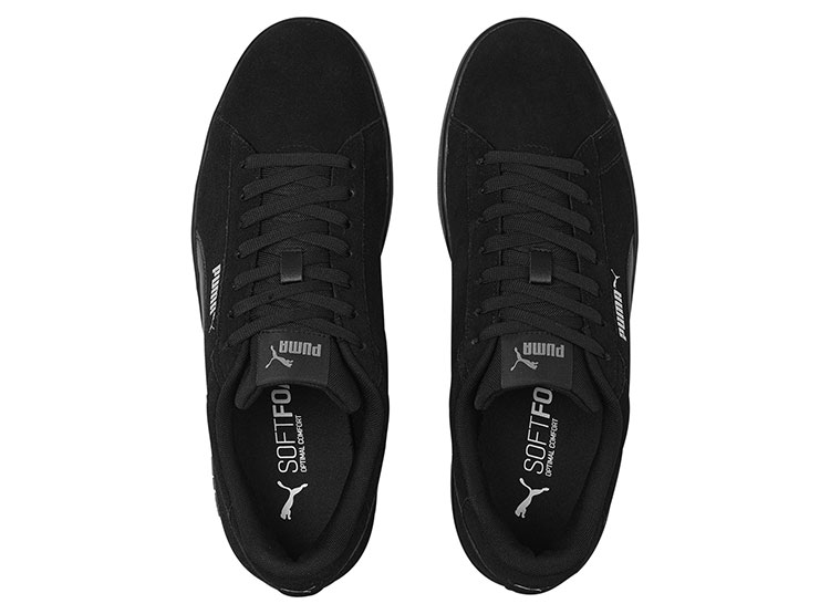 ZAPATILLAS CUERO HOMBRE PUMA NEGRO SMASH 3.0 - 3