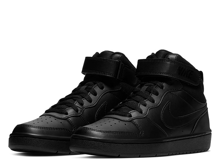 ZAPATILLAS UNISEX NIKE URBANAS NEGRO COURT BOROUGH MID 2 (GS) - 3