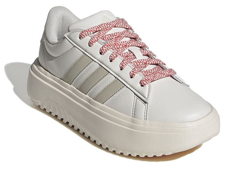 Ripley - ZAPATILLAS MUJER ADIDAS URBANAS BEIGE GRAND COURT PLATFORM