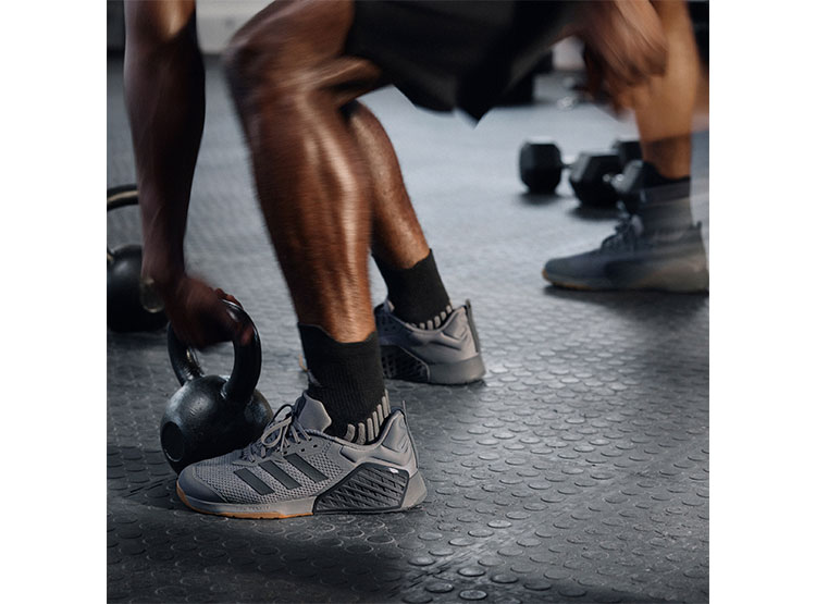 ZAPATILLAS HOMBRE ADIDAS TRAINING GRIS DROPSET 3