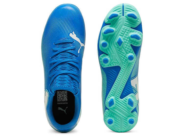ZAPATILLAS NIÑO PUMA FÚTBOL AZUL FUTURE 7 PLAY FG/AG - 4