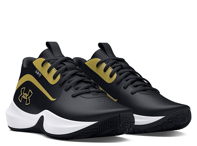 ZAPATILLAS CUERO HOMBRE UNDER ARMOUR BÁSQUETBOL NEGRO LOCKDOWN 7 - 2